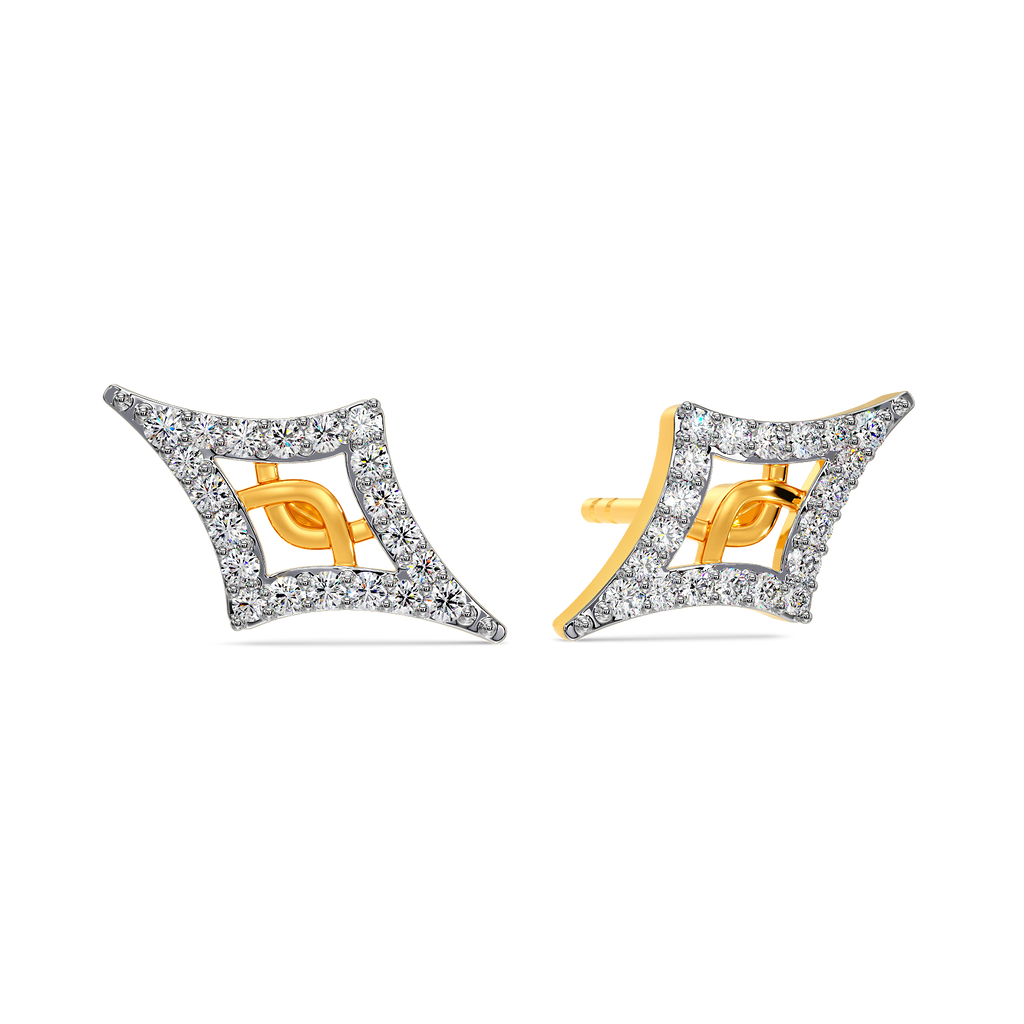 Crochet Carnival Diamond Earrings