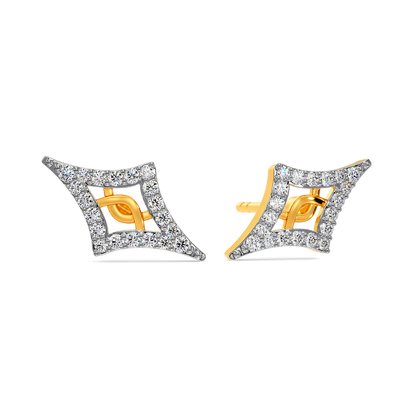 Crochet Carnival Diamond Earrings