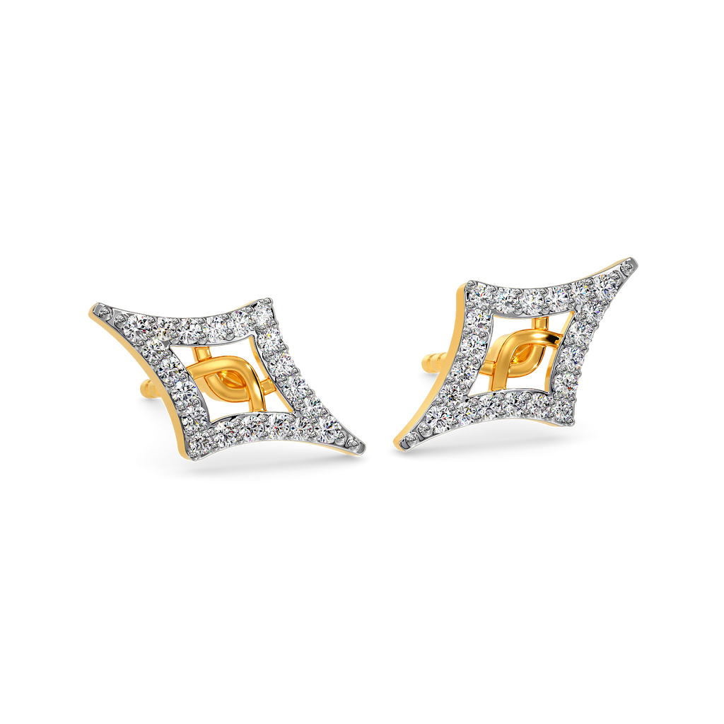 Crochet Carnival Diamond Earrings