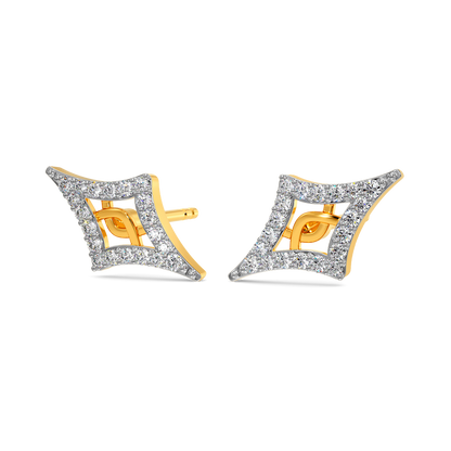 Crochet Carnival Diamond Earrings