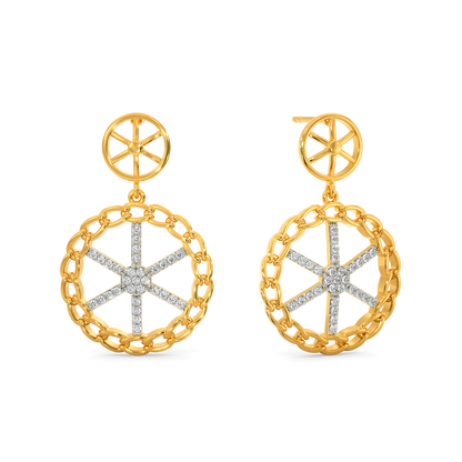 Crochet Zest Diamond Earrings