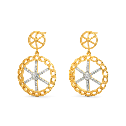 Crochet Zest Diamond Earrings