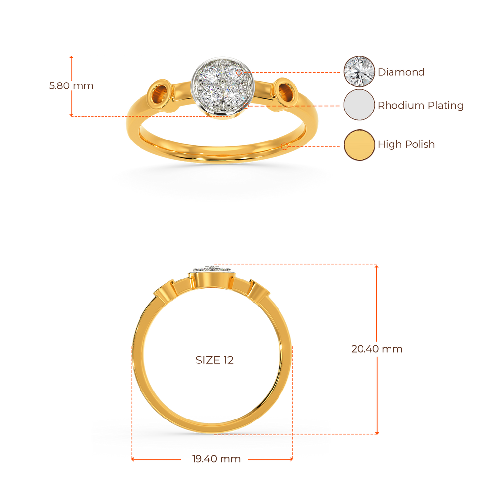 All About Polka  Diamond Rings