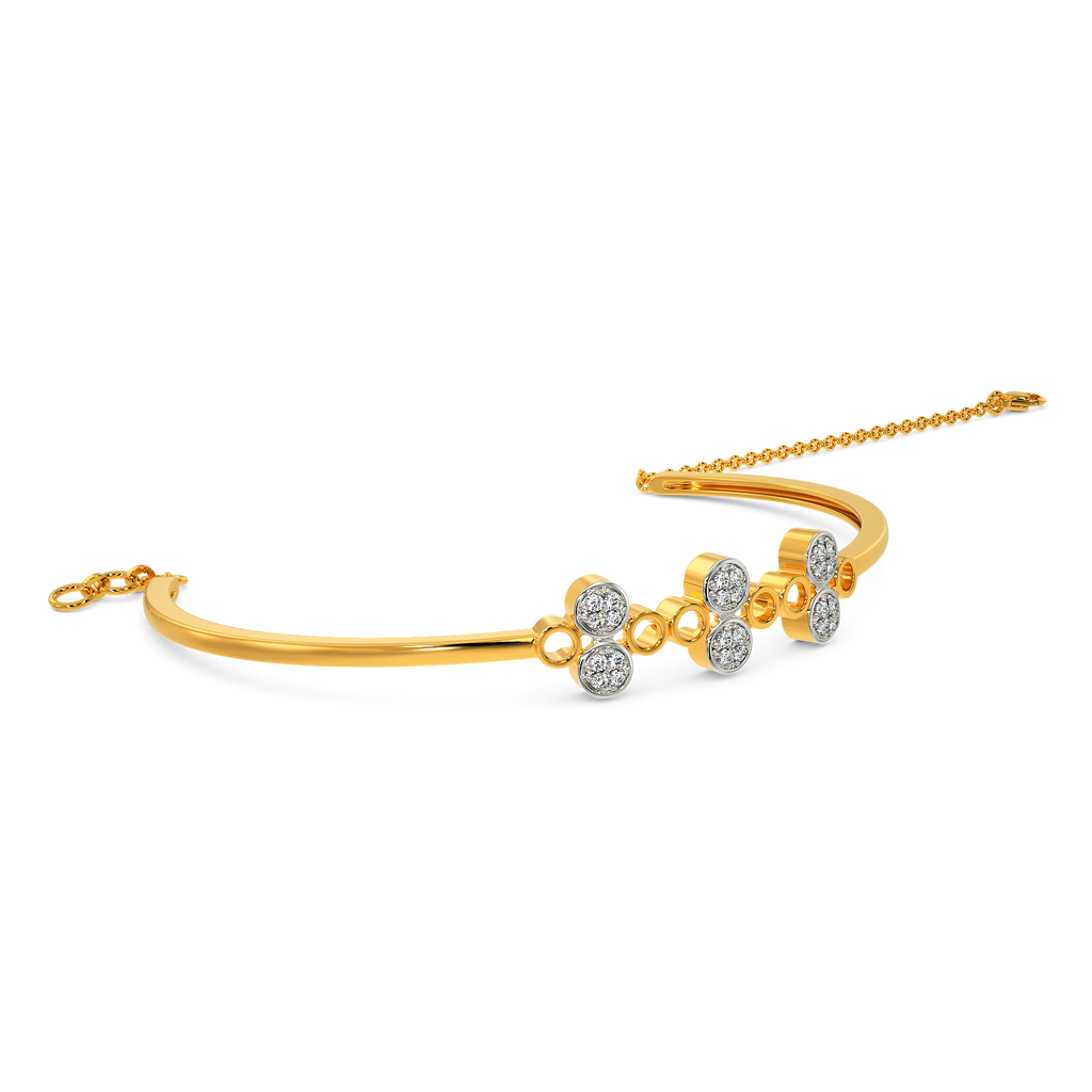 All About Polka  Diamond Bangles