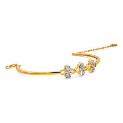 All About Polka  Diamond Bangles