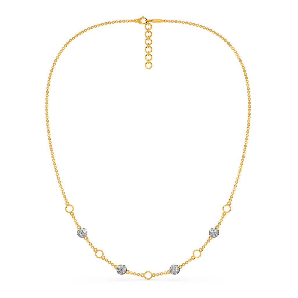 All About Polka  Diamond Necklaces