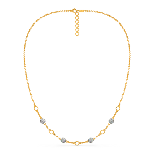 All About Polka  Diamond Necklaces