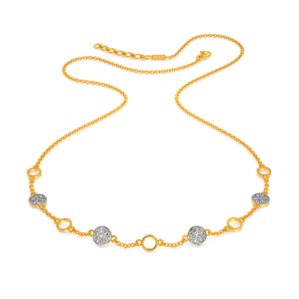 All About Polka  Diamond Necklaces