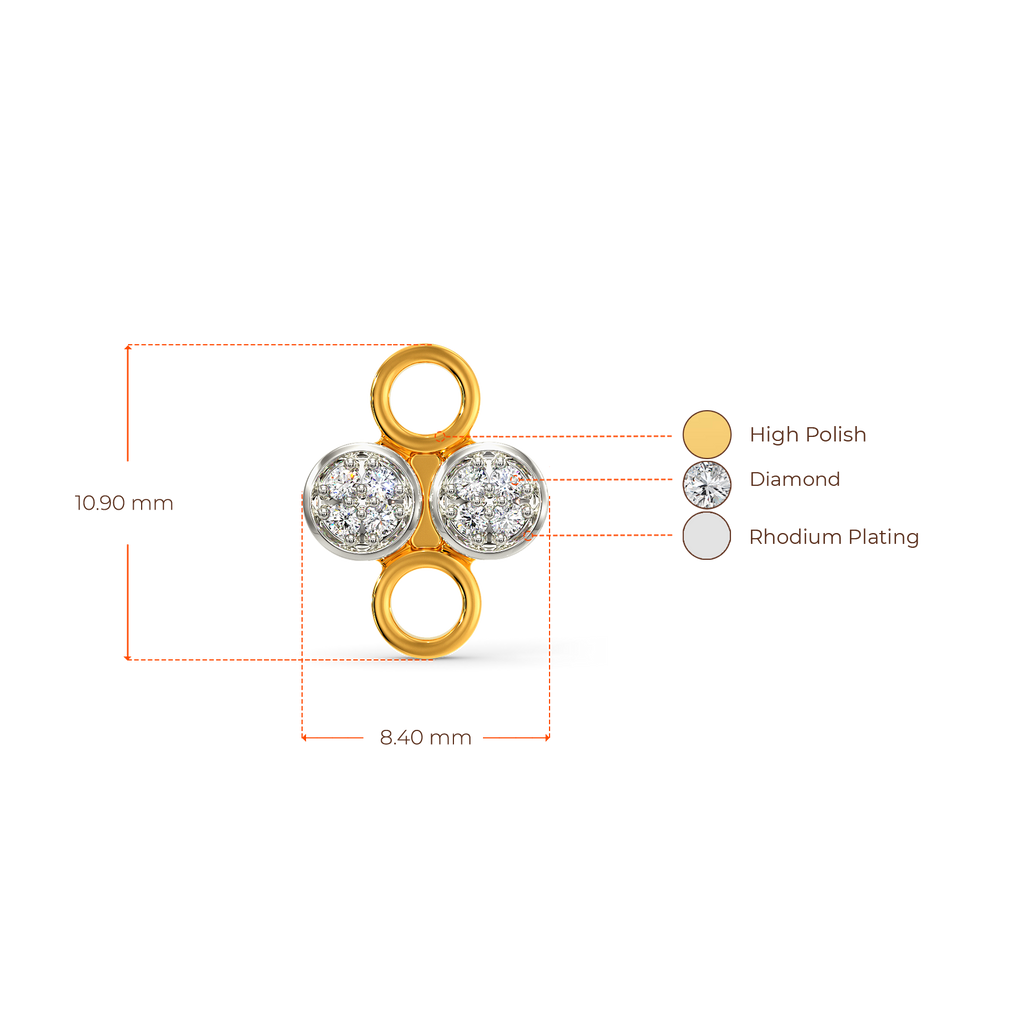 All About Polka  Diamond Earrings