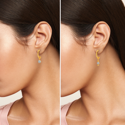 Polka Soul Diamond Earrings