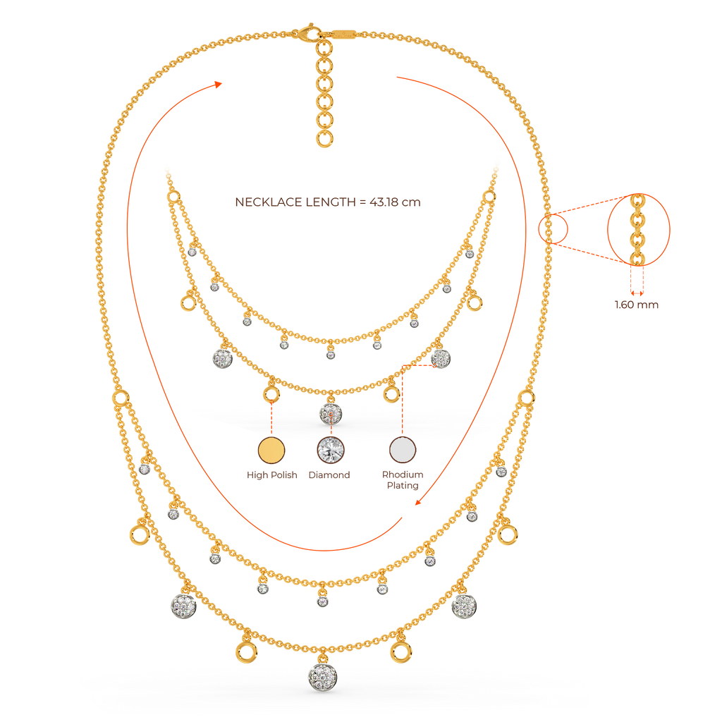 Polka Soul Diamond Necklaces