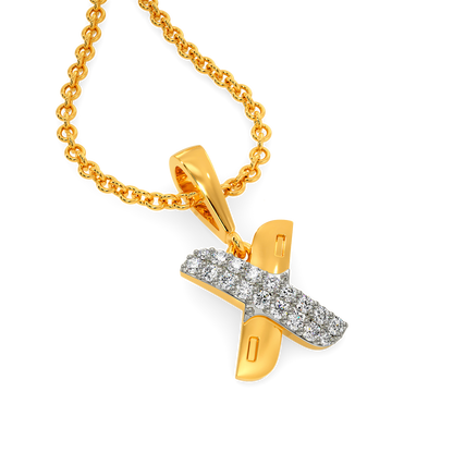 Denim on Denim Diamond Pendants