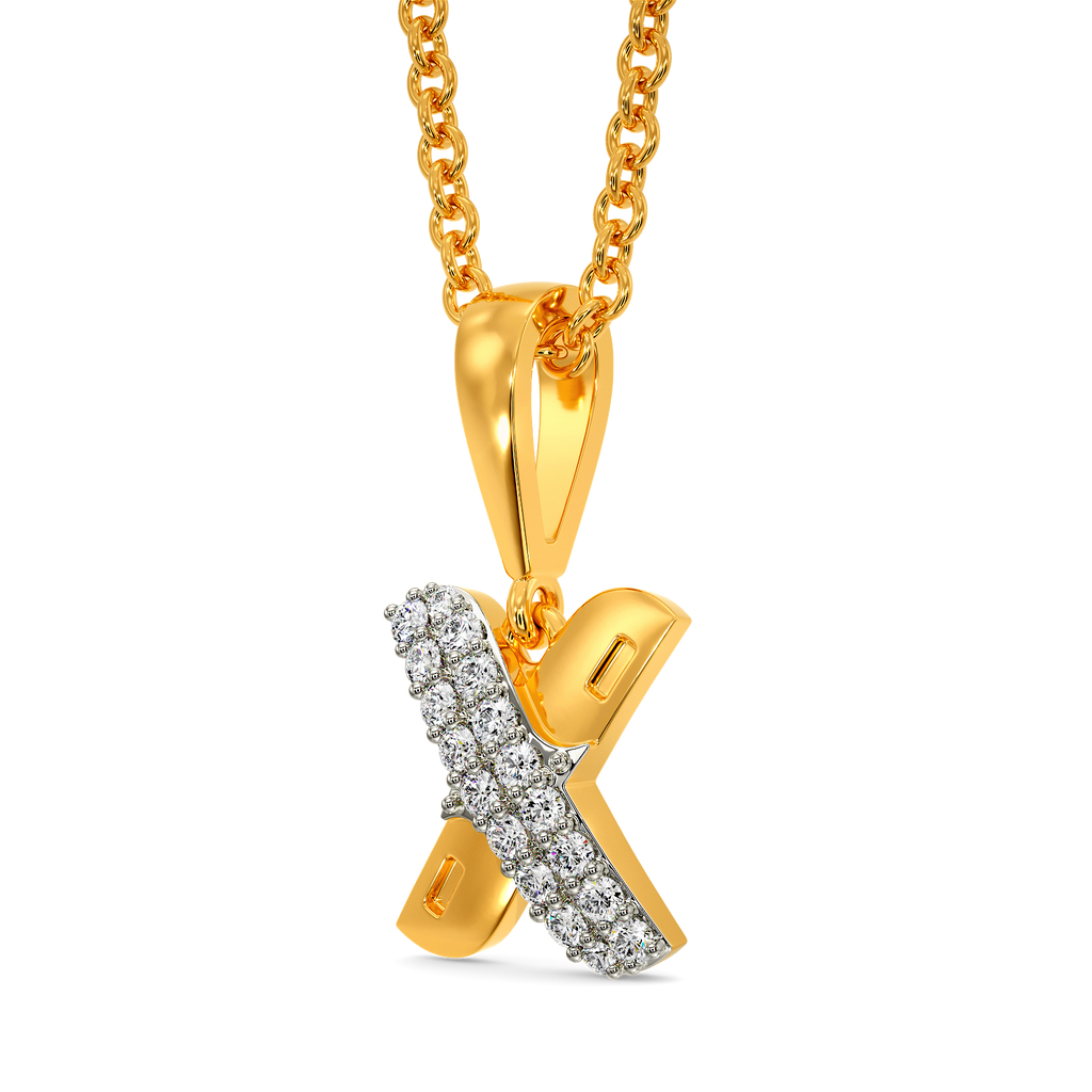 Denim on Denim Diamond Pendants