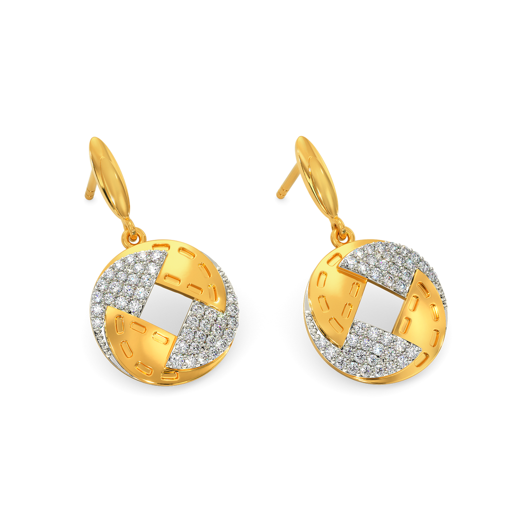 Just Denim It Diamond Earrings