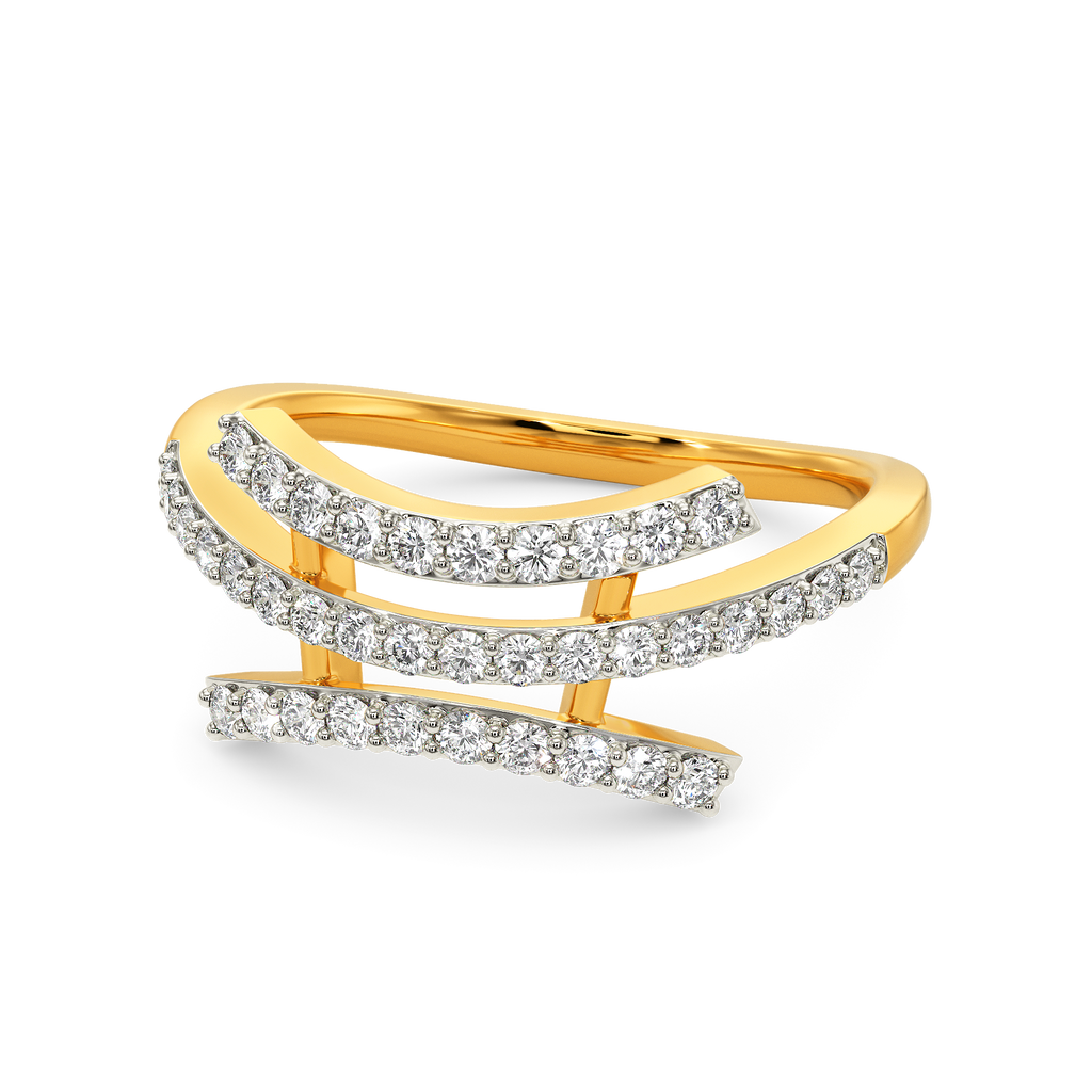 Layer Blink Diamond Rings