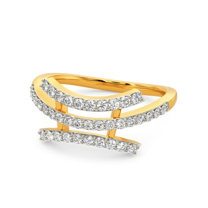 Layer Blink Diamond Rings