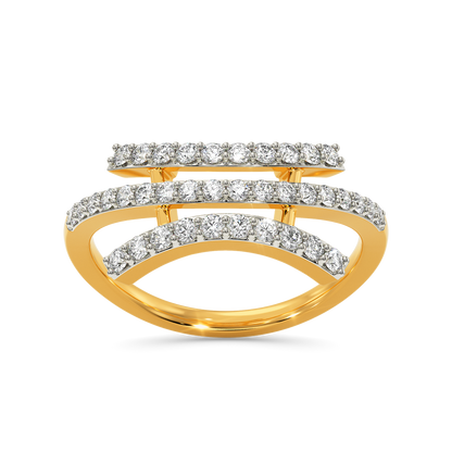 Layer Blink Diamond Rings