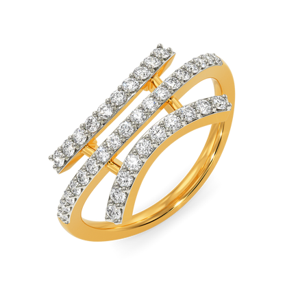 Layer Blink Diamond Rings