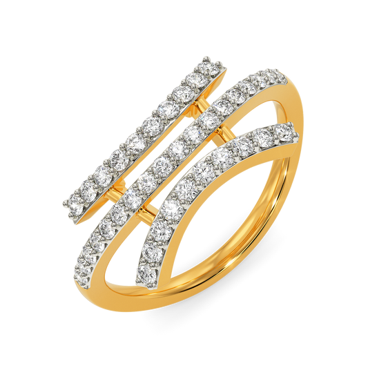 Layer Blink Diamond Rings