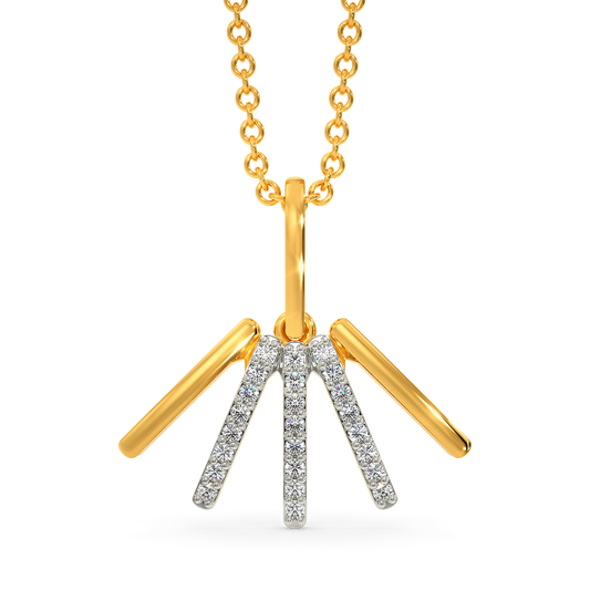 Layer Blink Diamond Pendants