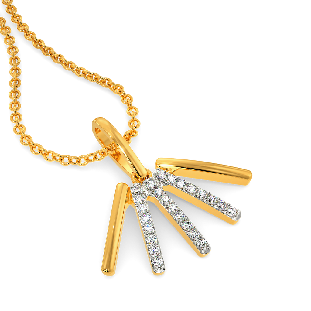 Layer Blink Diamond Pendants