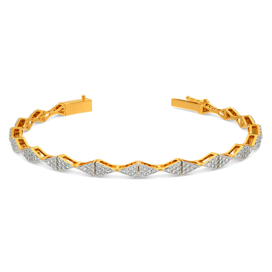 Minimal Defined Diamond Bracelets