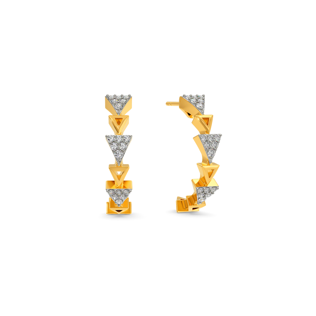 Minimal Defined Diamond Earrings