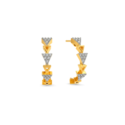 Minimal Defined Diamond Earrings