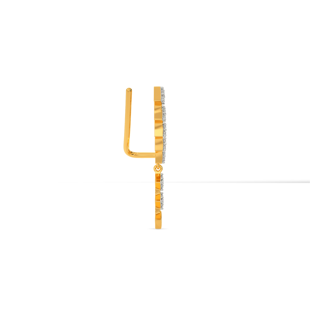 In a Minimal Mood Diamond Earrings