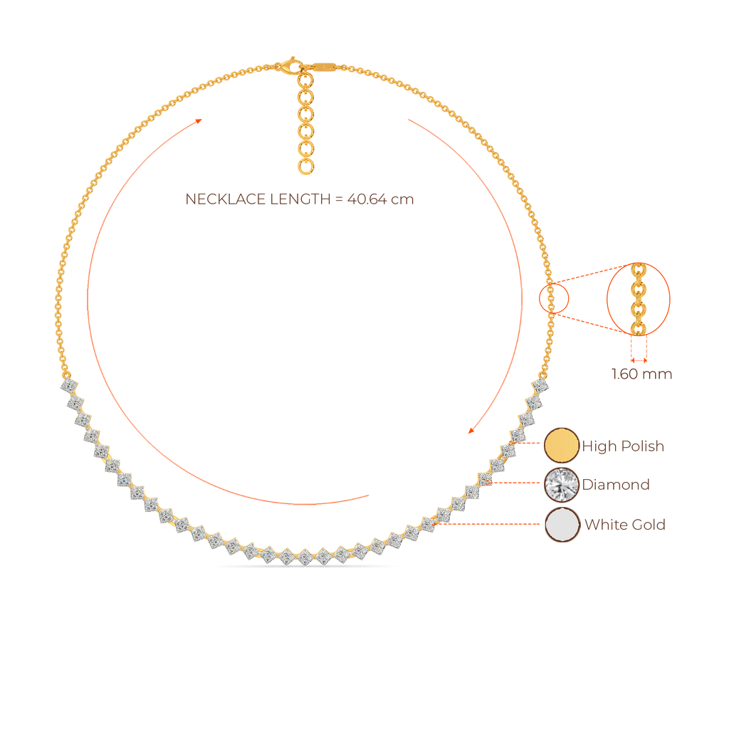 Minimal Mood Diamond Necklaces