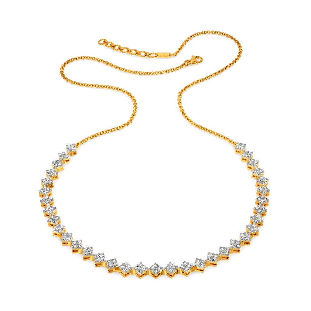 Minimal Mood Diamond Necklaces