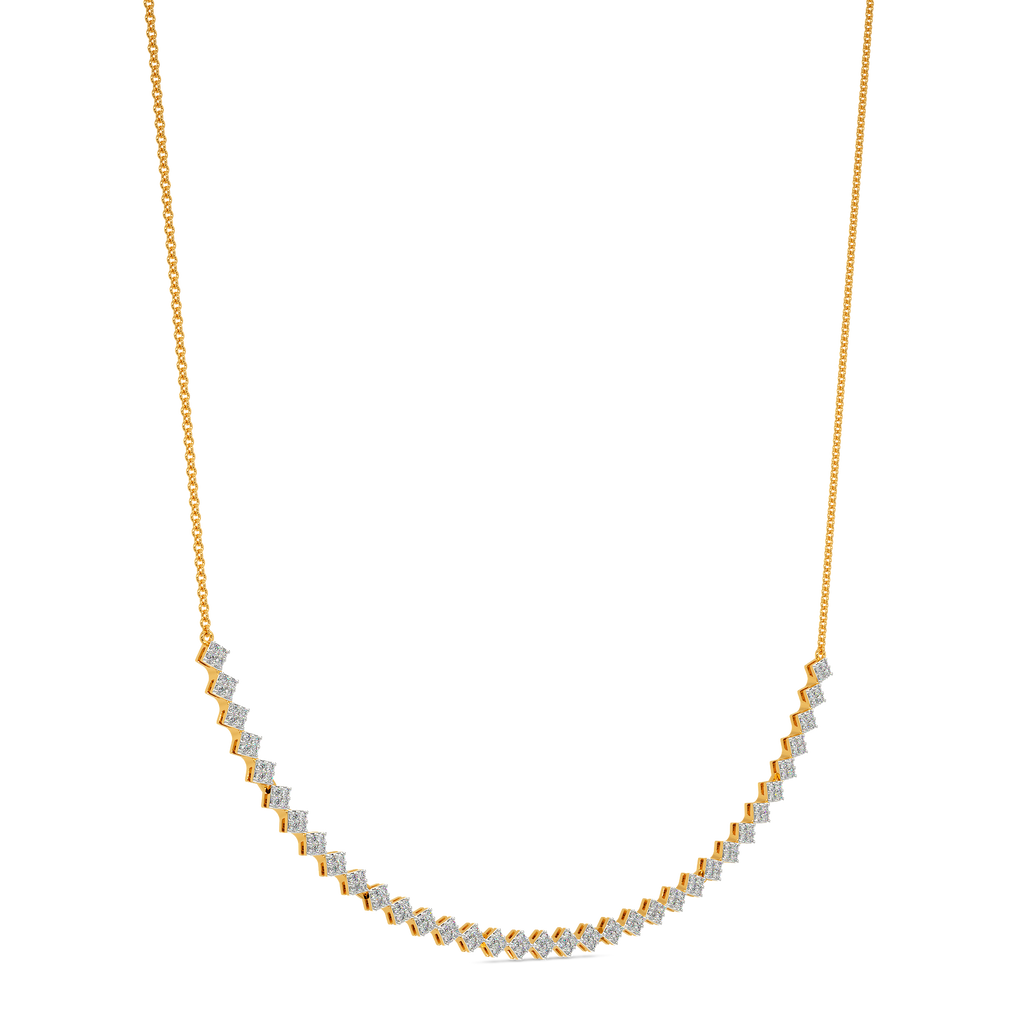 Minimal Mood Diamond Necklaces