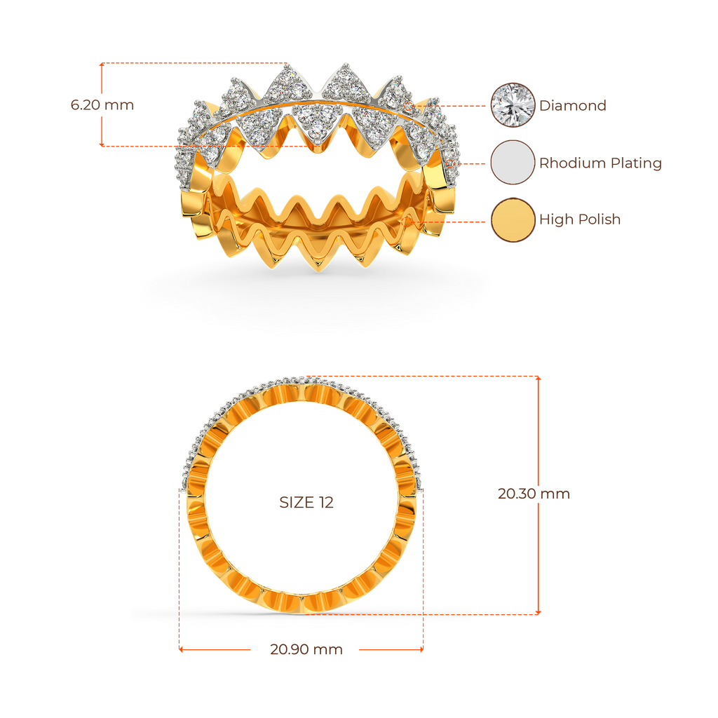 Becoming Minimalist Diamond Rings