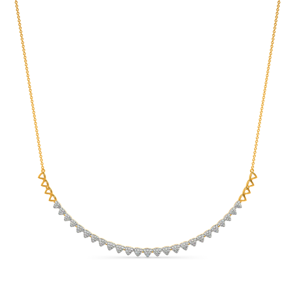 Becoming Minimalist Diamond Necklaces