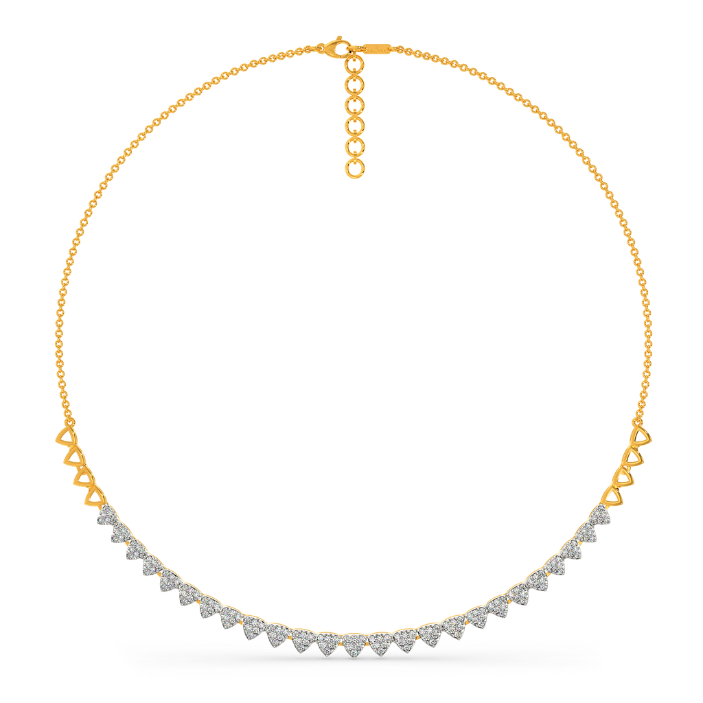 Becoming Minimalist Diamond Necklaces