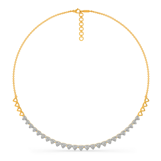 Becoming Minimalist Diamond Necklaces