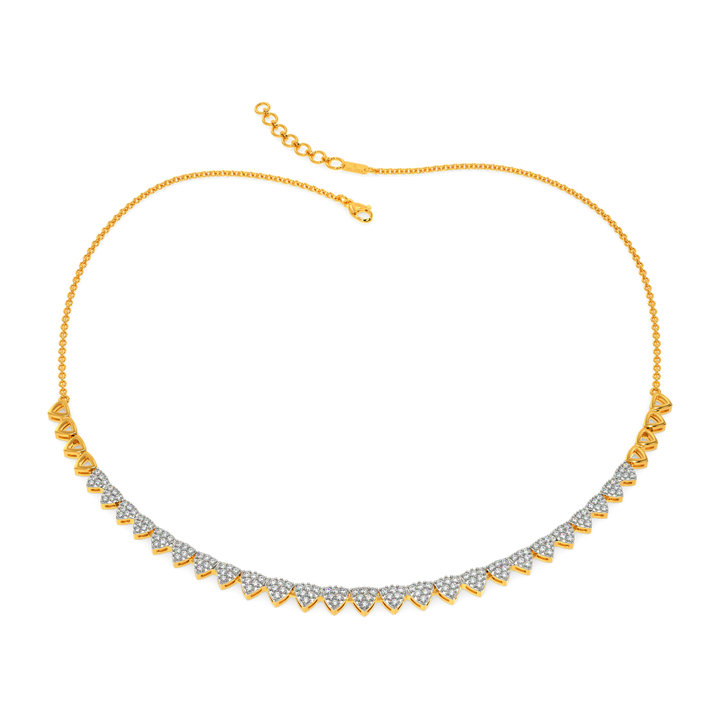 Becoming Minimalist Diamond Necklaces