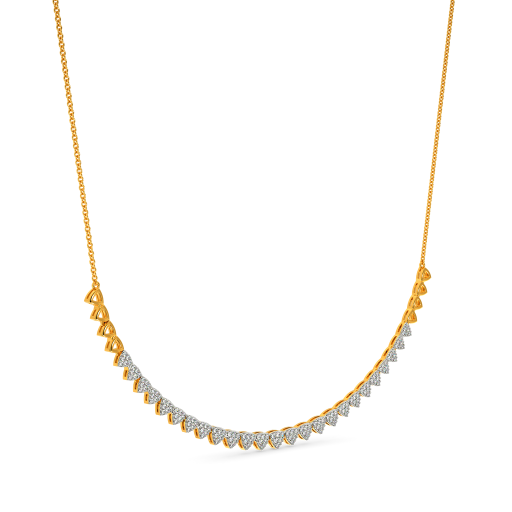 Becoming Minimalist Diamond Necklaces