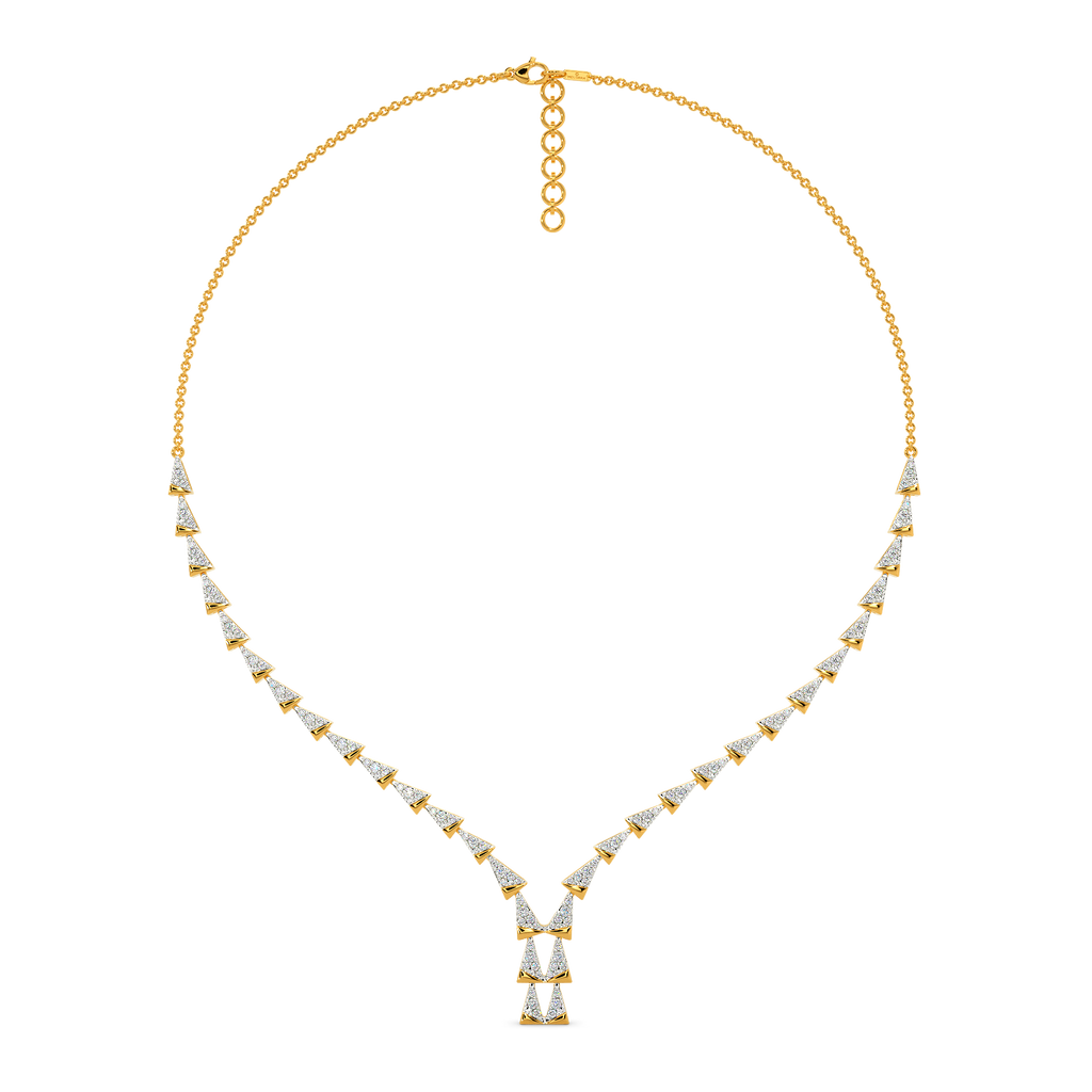 Groove to Less Diamond Necklaces