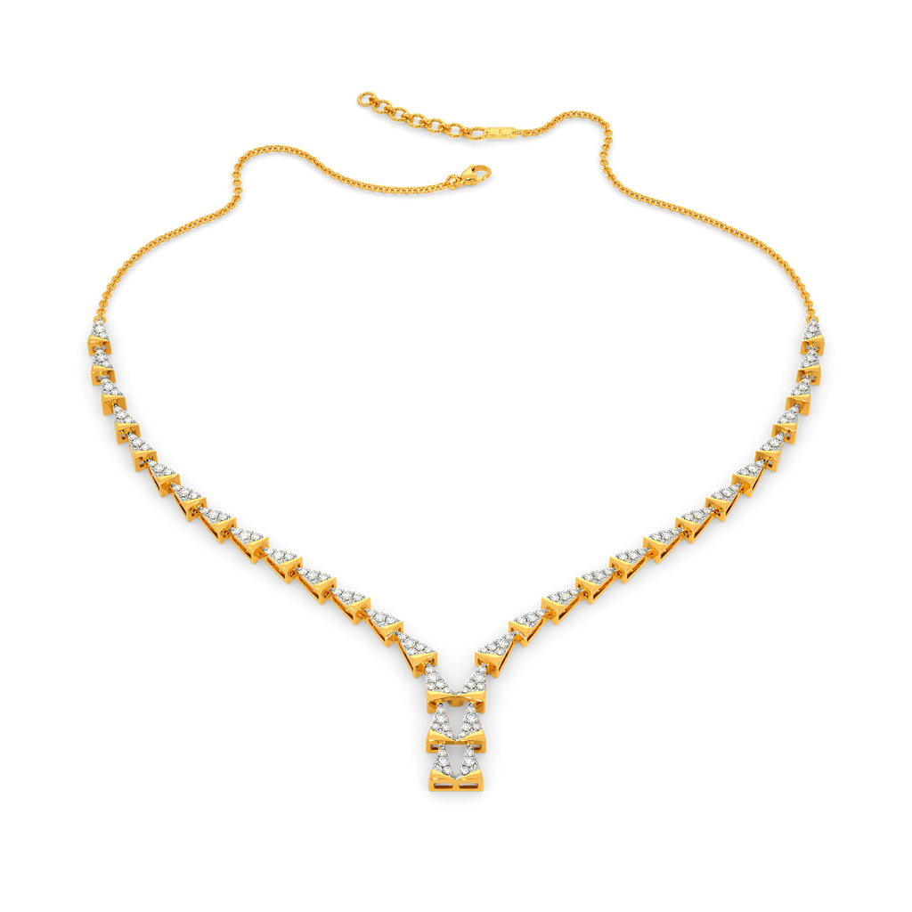 Groove to Less Diamond Necklaces