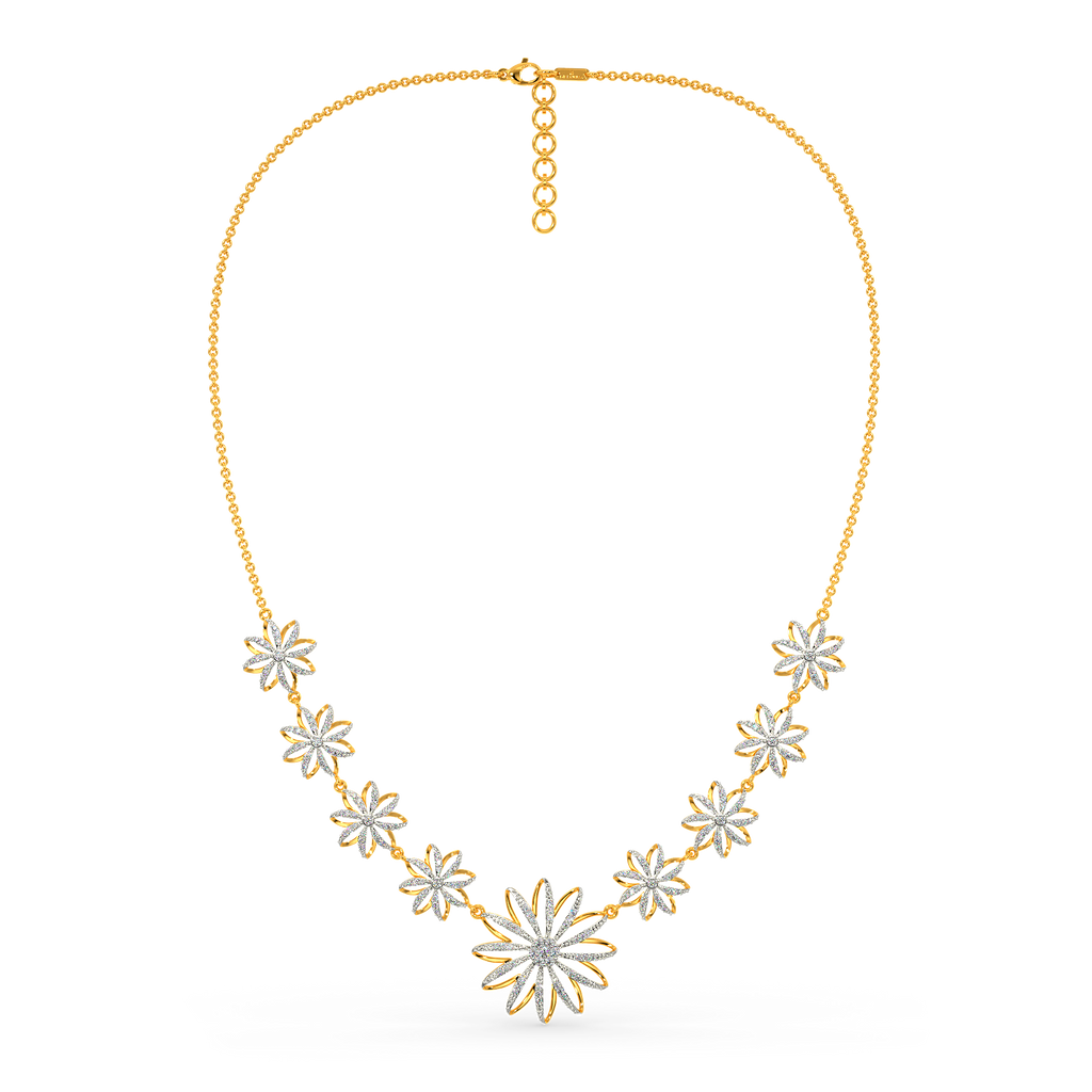 Blooming Tales Diamond Necklaces