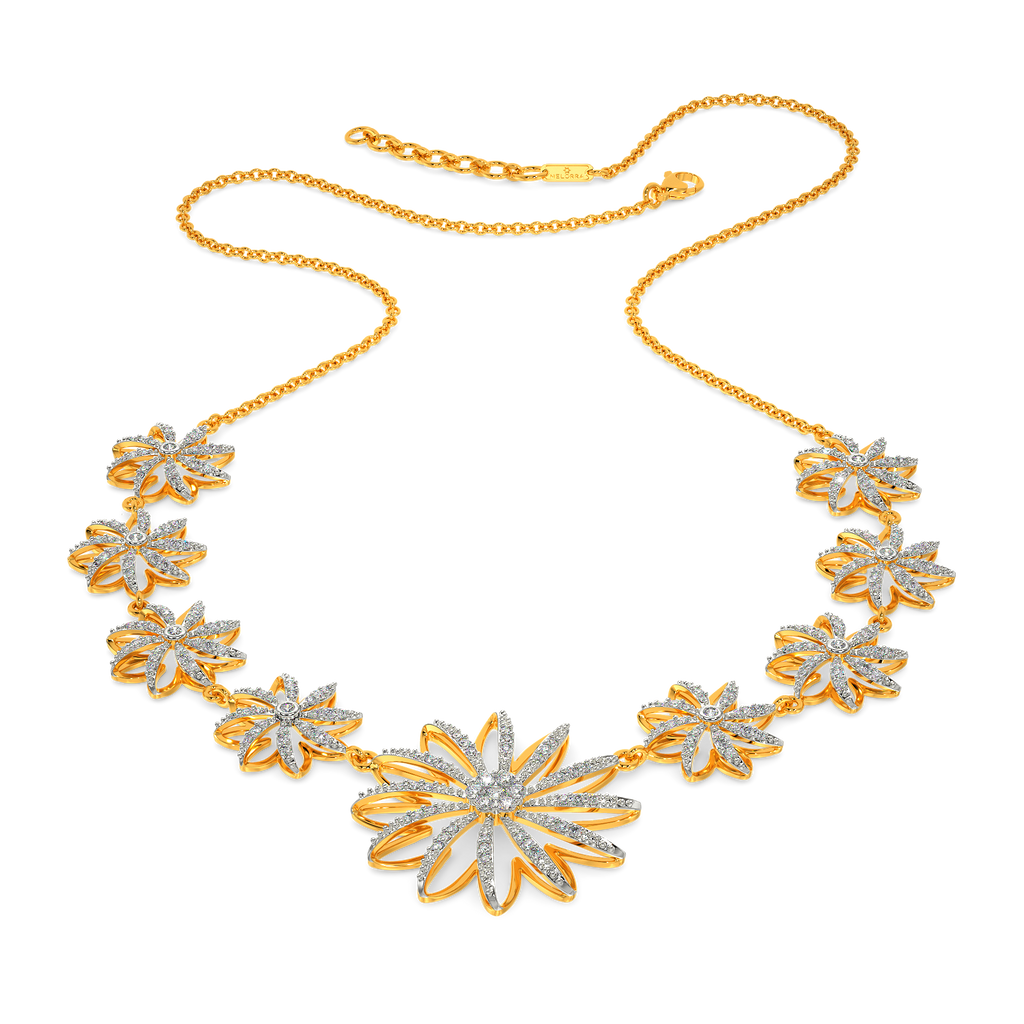 Blooming Tales Diamond Necklaces