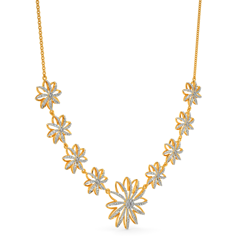 Blooming Tales Diamond Necklaces