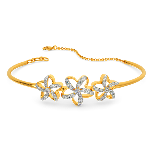 Flora Obsessed Diamond Bangles
