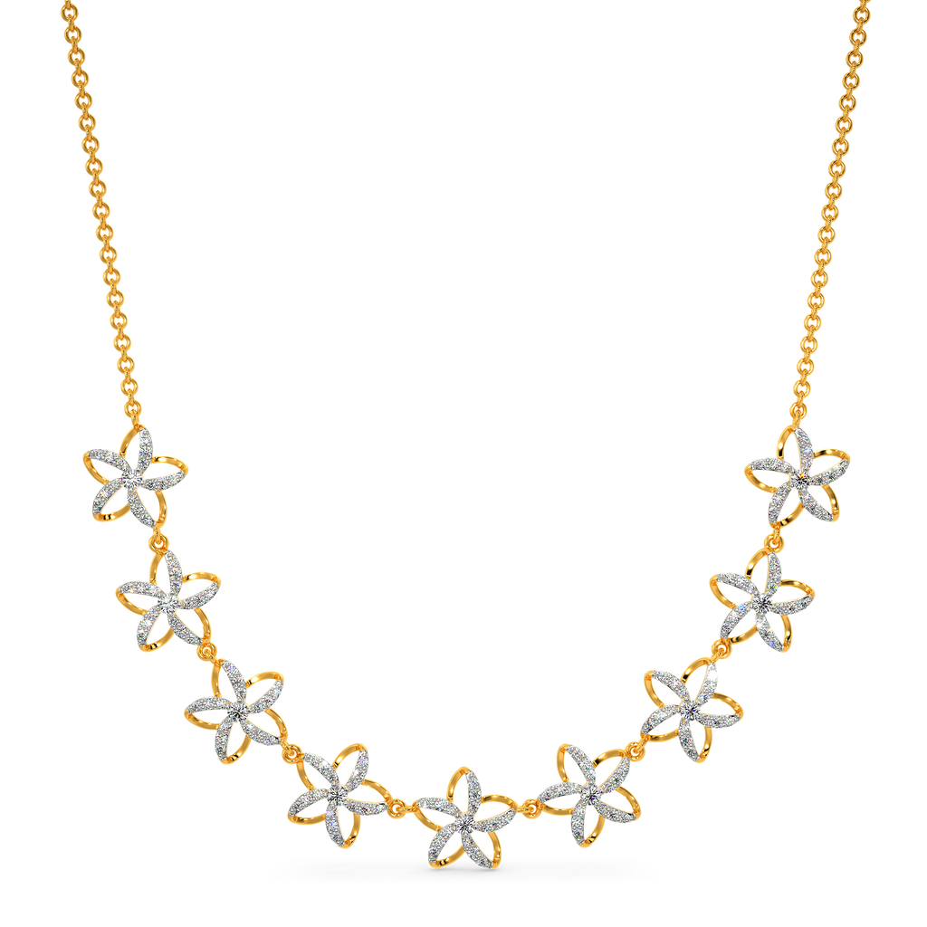 Flora Obsessed Diamond Necklaces