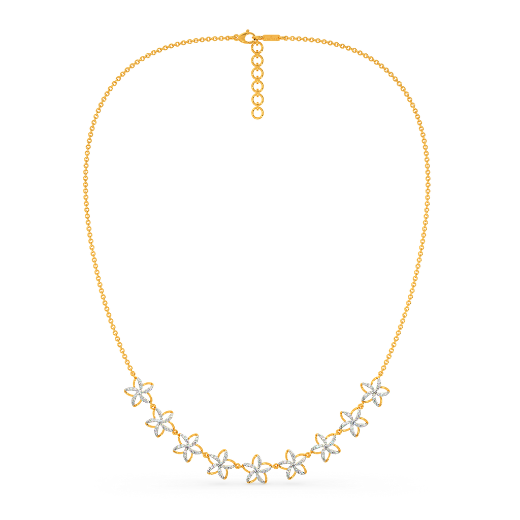 Flora Obsessed Diamond Necklaces