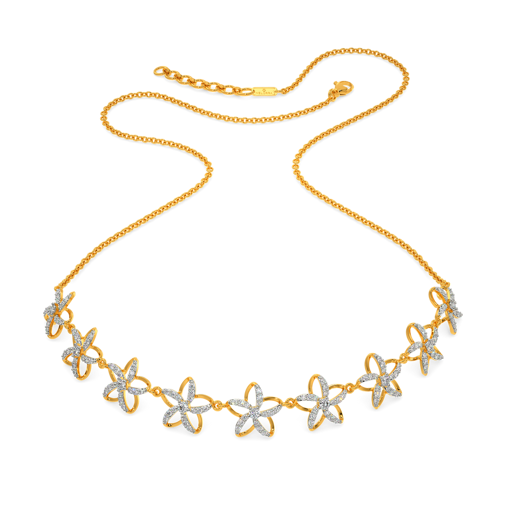 Flora Obsessed Diamond Necklaces