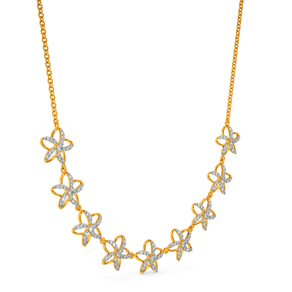 Flora Obsessed Diamond Necklaces