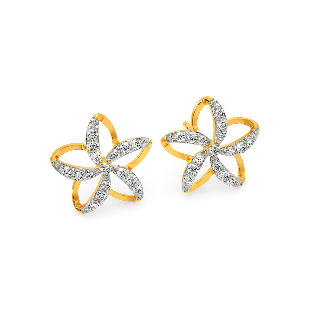Flora Obsessed Diamond Earrings