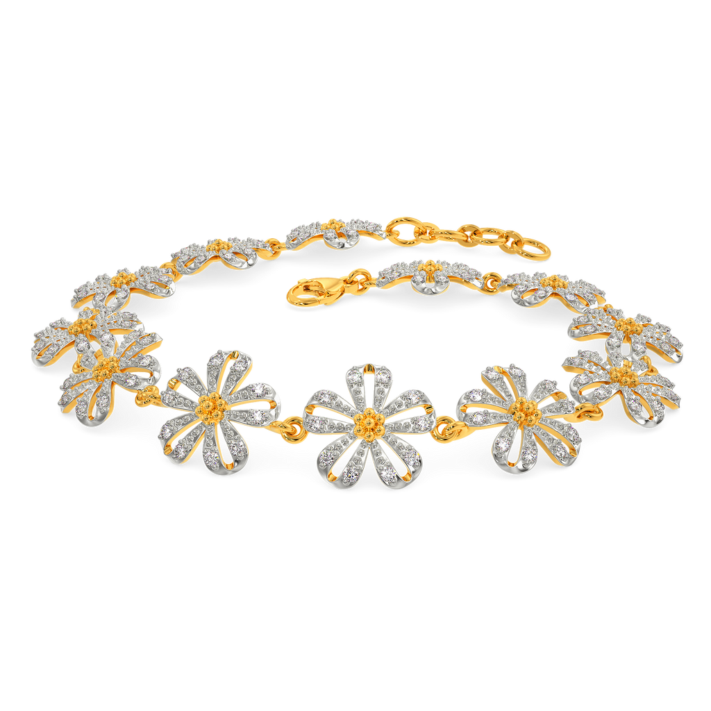 Lets Talk Florals Diamond Bracelets